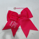BLOOPER KIDS: Monogrammed Girls Hair Bow
