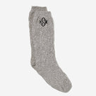 Monogrammed Socks | Brown