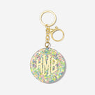 Monogrammed Confetti Keychain | Multi