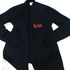 BLOOPER CLOTHING: Monogrammed Sweatshirt Cardigan