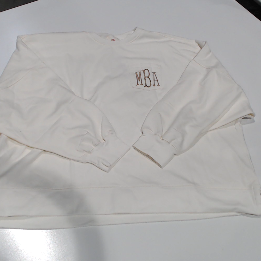 BLOOPER CLOTHING: Monogrammed Oversized Sweatshirt