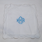 BLOOPER ACCESSORY: Monogrammed Pillow Sham