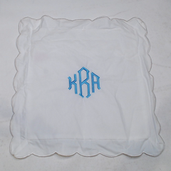 BLOOPER ACCESSORY: Monogrammed Pillow Sham