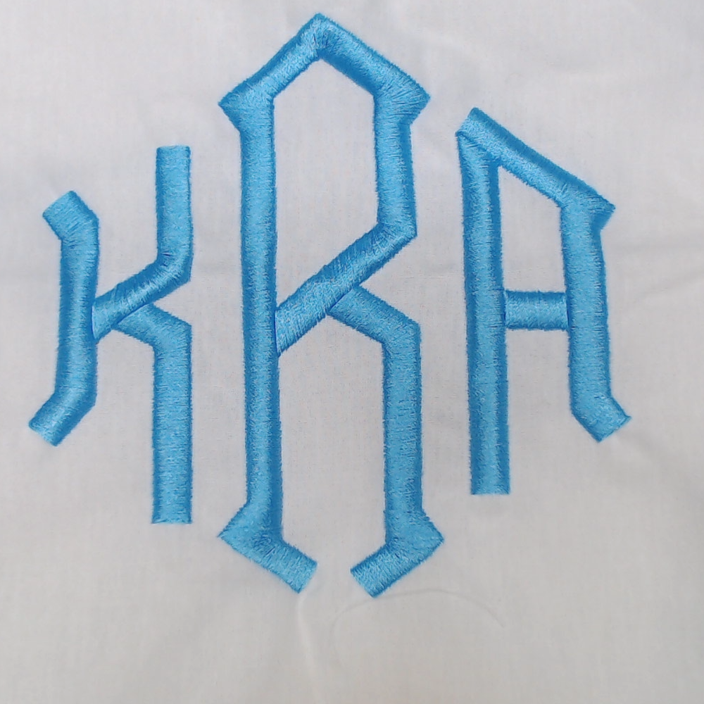BLOOPER ACCESSORY: Monogrammed Pillow Sham