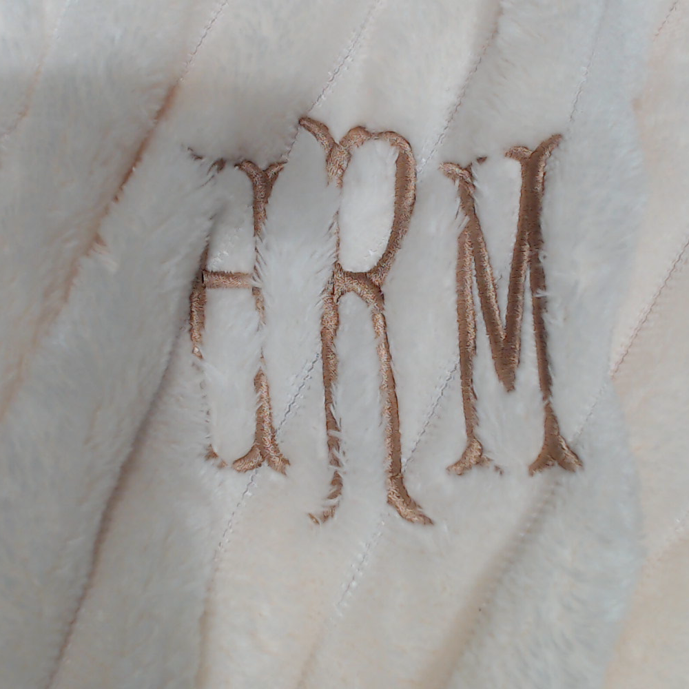 BLOOPER CLOTHING: Monogrammed Plush Robe
