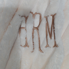 BLOOPER CLOTHING: Monogrammed Plush Robe