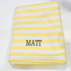 BLOOPER SWIM: Monogrammed Beach Towel