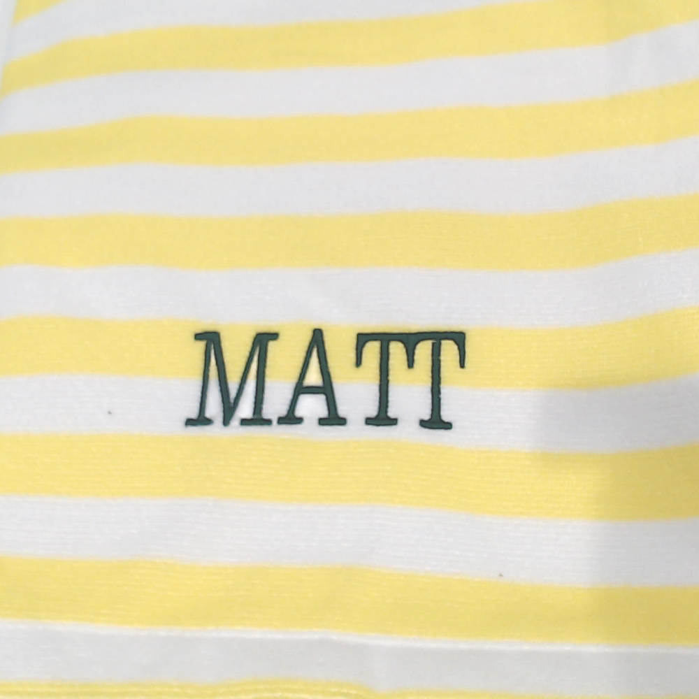 BLOOPER SWIM: Monogrammed Beach Towel