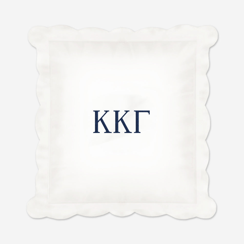 Kappa Kappa Gamma Pillow Sham | Monogrammed Sorority Pillow