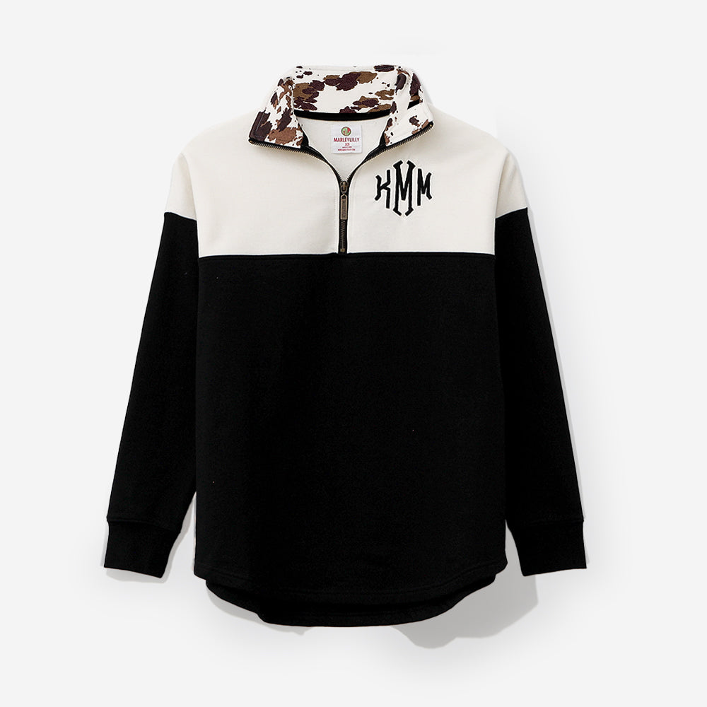 Personalized Quarter Zip Sweatshirt – Marleylilly