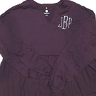 BLOOPER CLOTHING: Monogrammed Peplum Top
