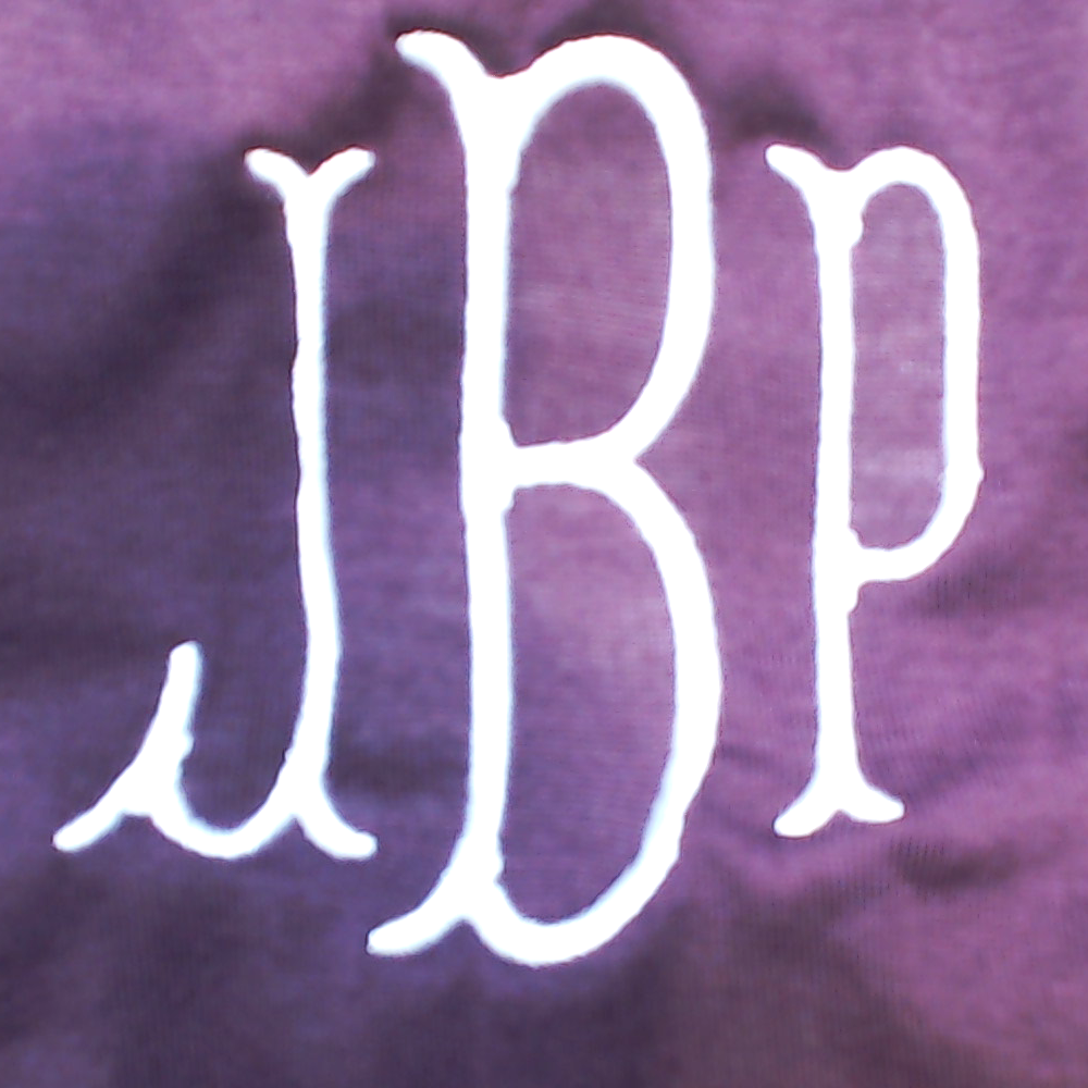 BLOOPER CLOTHING: Monogrammed Peplum Top