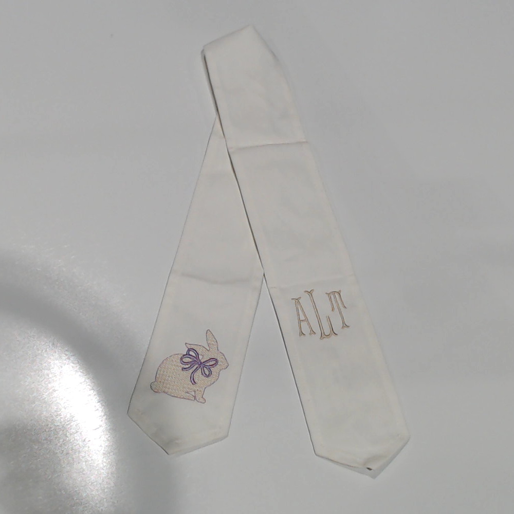 BLOOPER ACCESSORY: Personalized Easter Wreath Sash