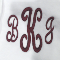 BLOOPER CLOTHING: Monogrammed Hooded Sweatshirt Jacket