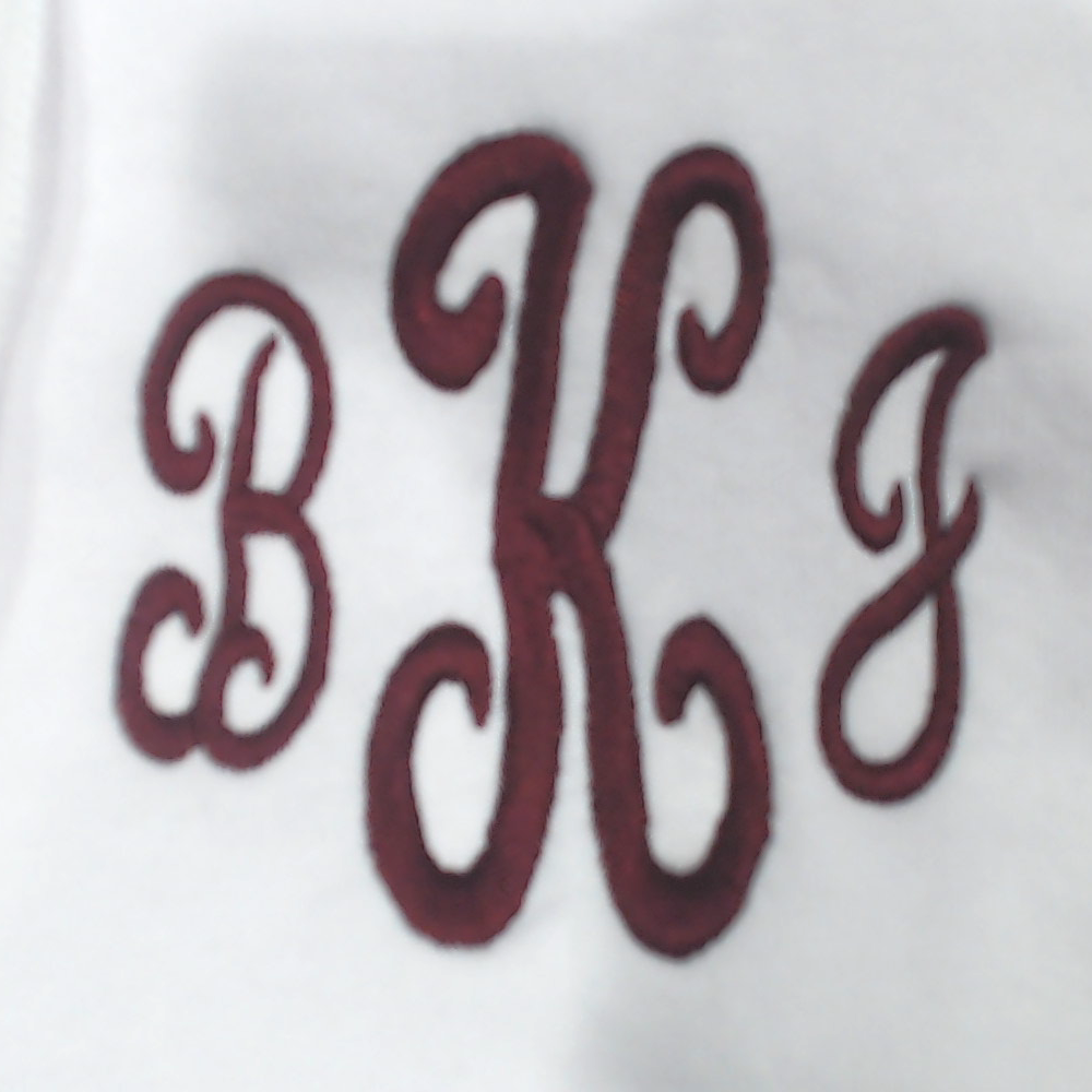 BLOOPER CLOTHING: Monogrammed Hooded Sweatshirt Jacket