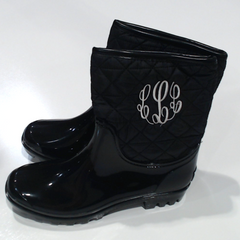 BLOOPER SHOES: Monogrammed Rain Boots