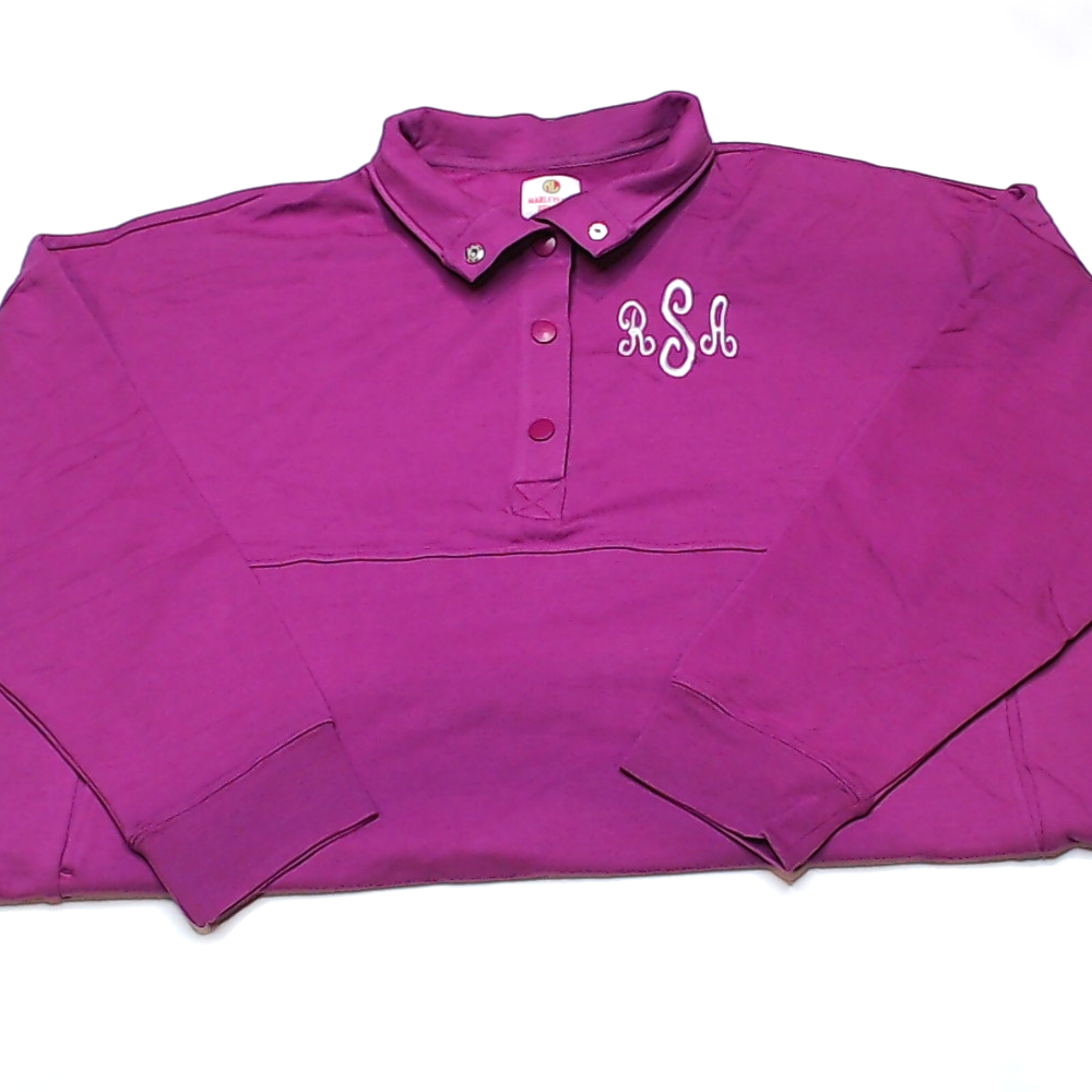 BLOOPER CLOTHING: Monogrammed Pullover