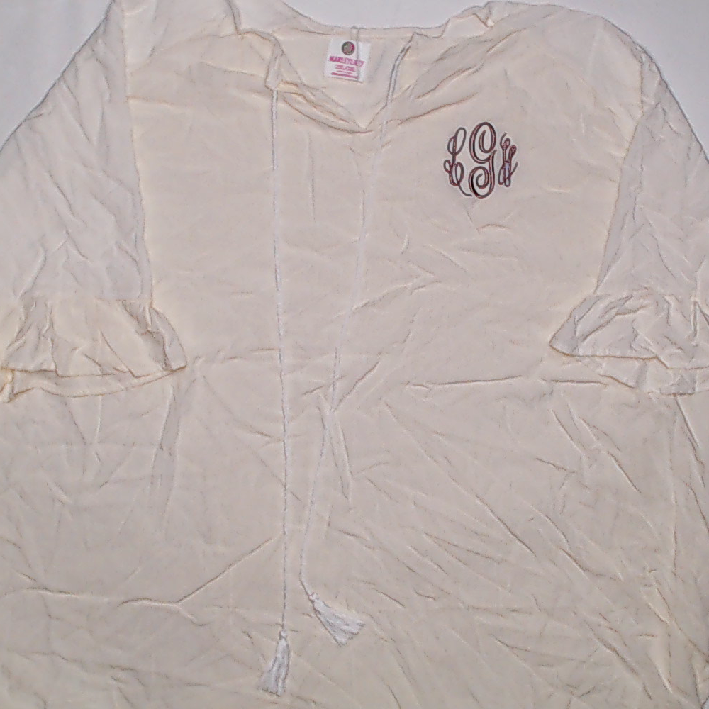 BLOOPER SWIM: Monogrammed Cover Up