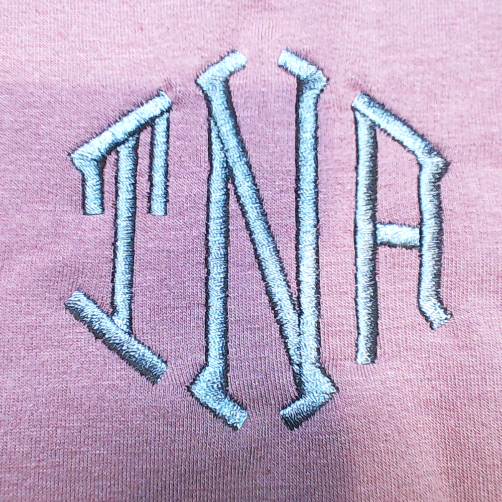 BLOOPER CLOTHING: Monogrammed Quarter Zip Sweatshirt