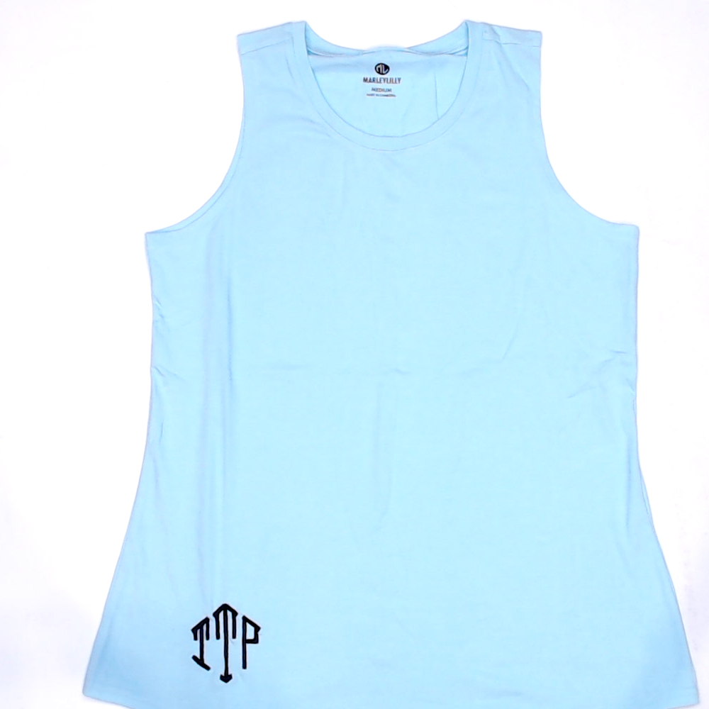 BLOOPER CLOTHING: Monogrammed Basic Tank Top