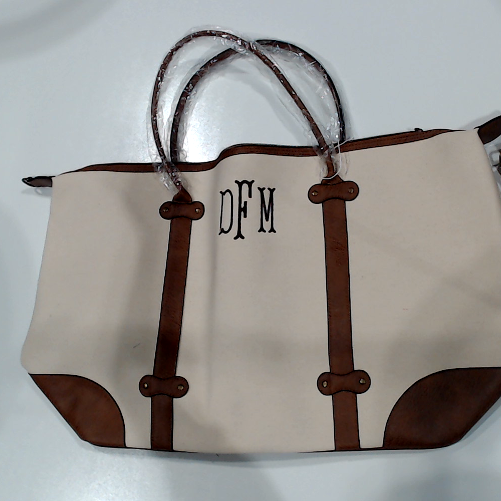 BLOOPER BAG: Monogrammed Vintage Weekender