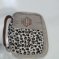 BLOOPER ACCESSORY: Monogrammed Leopard Bible Carrier