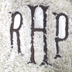BLOOPER CLOTHING: Monogrammed Fuzzy Sherpa Pullover