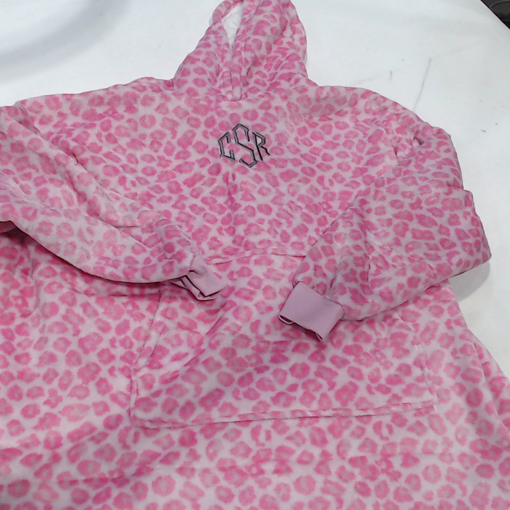 BLOOPER ACCESSORY: Monogrammed Blanket Hoodie