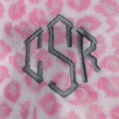 BLOOPER ACCESSORY: Monogrammed Blanket Hoodie