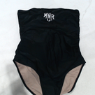 BLOOPER SWIM: Monogrammed One Piece Bathing Suit