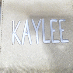 BLOOPER BAG: Monogrammed Clear Toiletry Case
