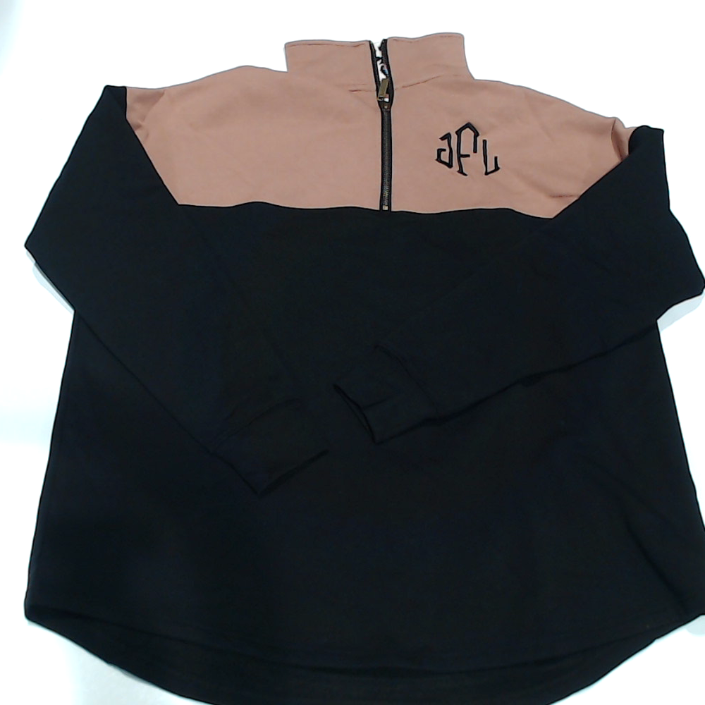 BLOOPER CLOTHING: Monogrammed Quarter Zip Sweatshirt
