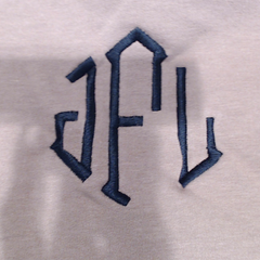 BLOOPER CLOTHING: Monogrammed Quarter Zip Sweatshirt
