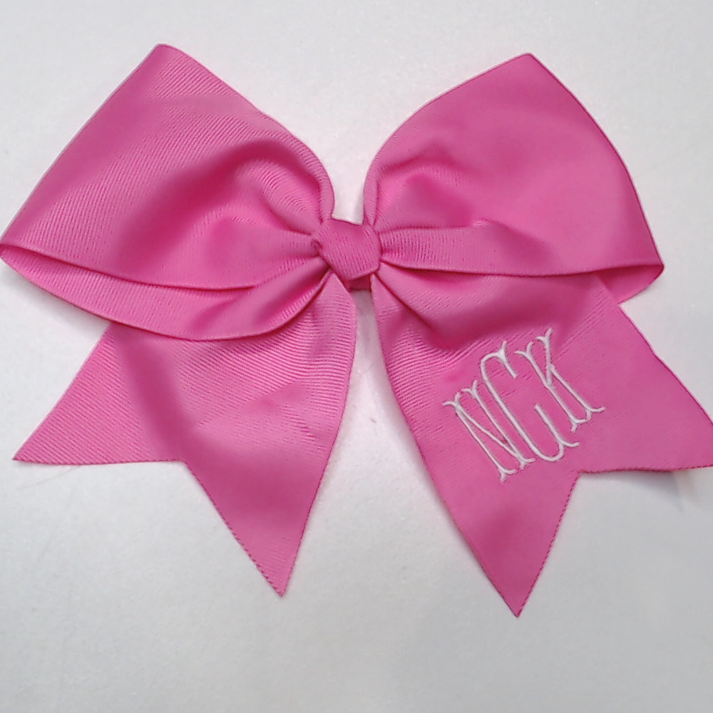 BLOOPER KIDS: Monogrammed Girls Hair Bow