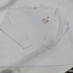 BLOOPER CLOTHING: Monogrammed Crewneck Sweatshirt