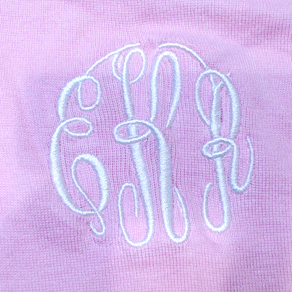 BLOOPER KIDS: Monogrammed Baby Layette Gown