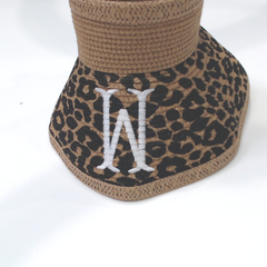BLOOPER ACCESSORY: Monogrammed Packable Straw Visor