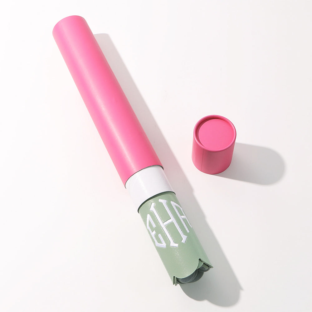 Mint Desk Mat rolled up