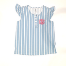 BLOOPER CLOTHING: Monogrammed Ruffle Top