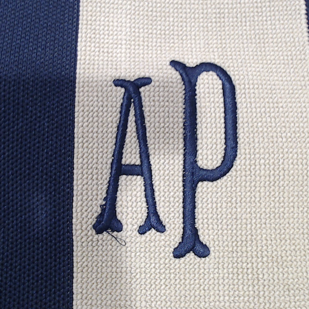 BLOOPER BAG: Monogrammed Knit Tote Bag