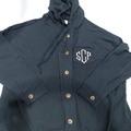 BLOOPER CLOTHING: Monogrammed Waffle Knit Shacket