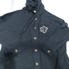 BLOOPER CLOTHING: Monogrammed Waffle Knit Shacket