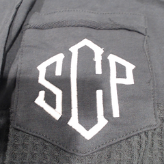 BLOOPER CLOTHING: Monogrammed Waffle Knit Shacket