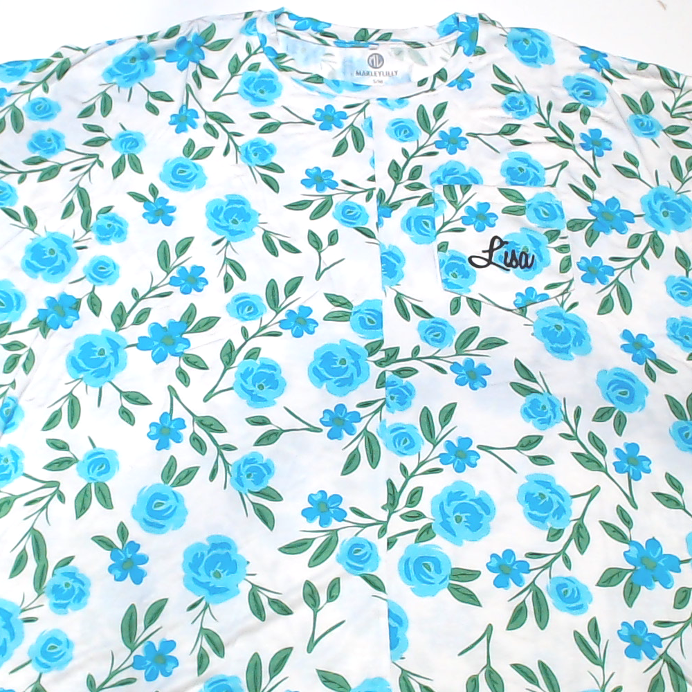BLOOPER CLOTHING: Monogrammed Short Sleeve Tunic