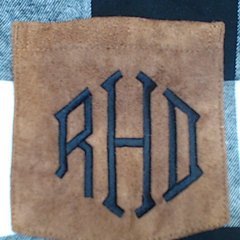 BLOOPER CLOTHING: Monogrammed Shacket