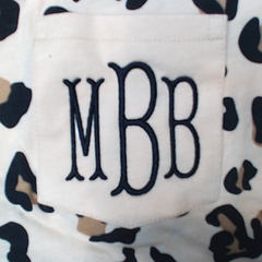 BLOOPER KIDS: Monogrammed Kids Long Sleeve Shirt
