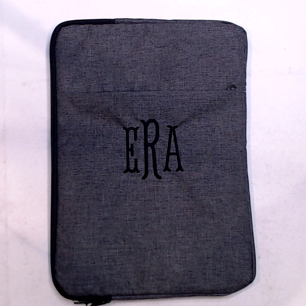 BLOOPER ACCESSORY: Monogrammed Laptop Sleeve