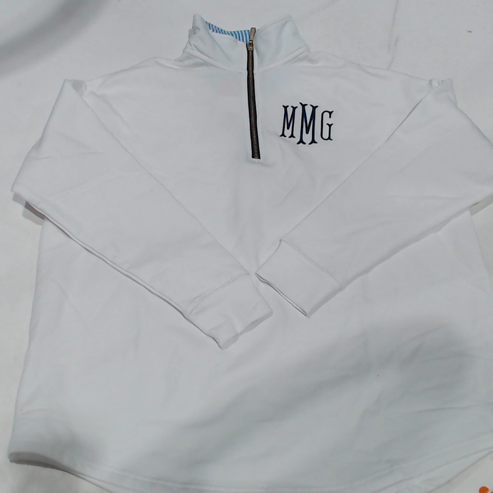 BLOOPER CLOTHING: Monogrammed Quarter Zip Sweatshirt
