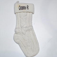 BLOOPER ACCESSORY: Personalized Christmas Stocking