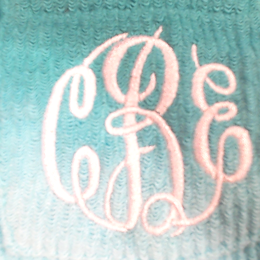 BLOOPER KIDS: Monogrammed Kids Corded Sweatshirt